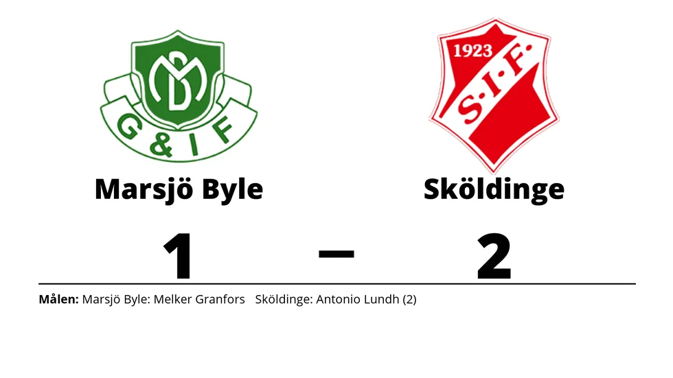 Marsjö-Byle GoIF förlorade mot Sköldinge IF