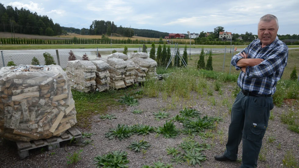 "Det är kaos i systemet," säger Janne Andersson på Gnesta ved. Mitt i en märklig marknad, med brist och dyr import, lägger han nu ner som vedproducent.