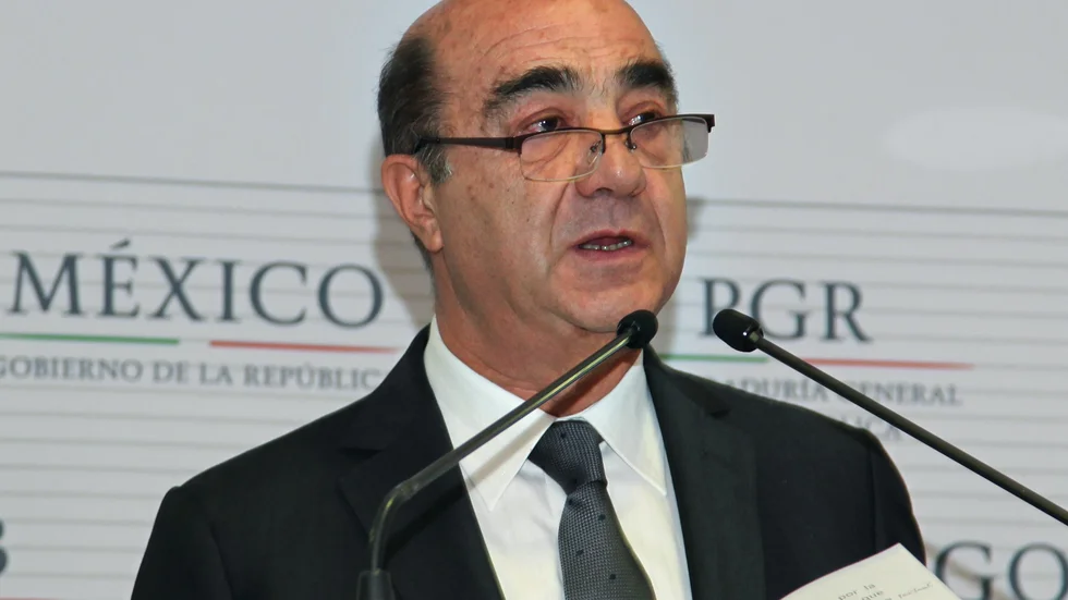Jesús Murillo vid en pressträff 2014. Arkivbild.