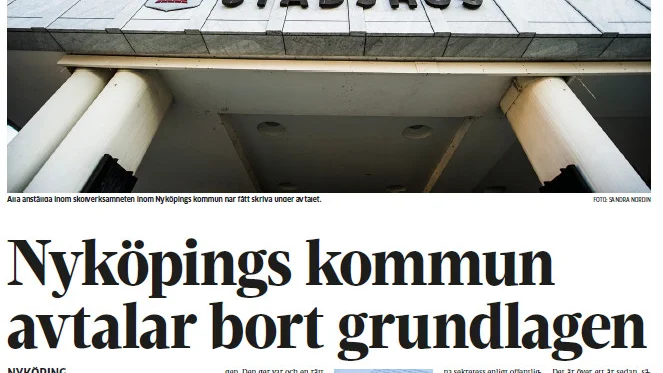 Apropå denna artikel som publicerades i lördagstidningen skriver signaturen "Medborgaren" om maktmissbruk i kommunens stängda korridorer,