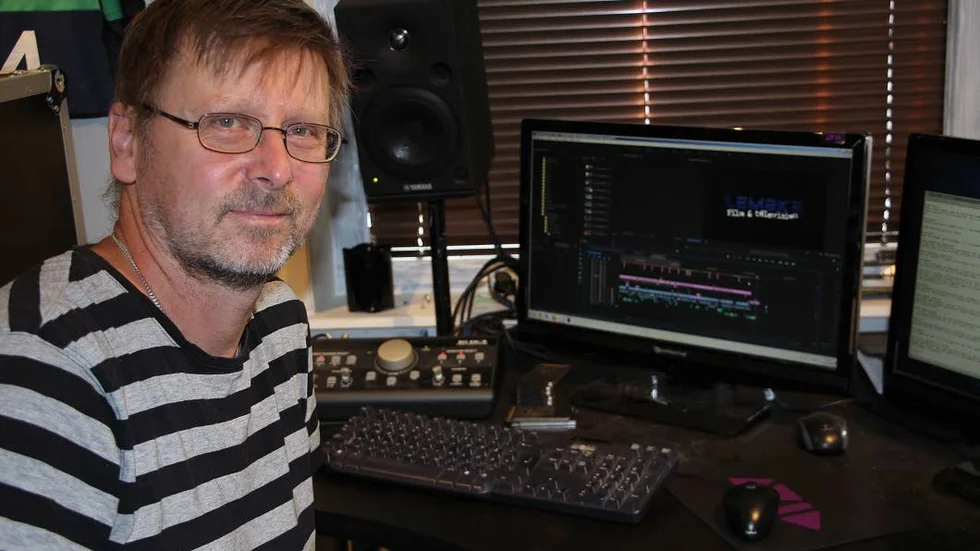 Mikael Lembke gläds åt beskedet som tryggar framtiden i tre år för utbildningen. GTV har funnits i över 30 år och är idag en del av Gamleby folkhögskola, som i sin tur har Region Kalmar som huvudman. Arkivbild.