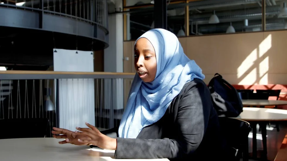 Engagerad. "Pirrigt och coolt", säger Nasrin Mohamoud om sitt uppdrag för FN-förbundet.