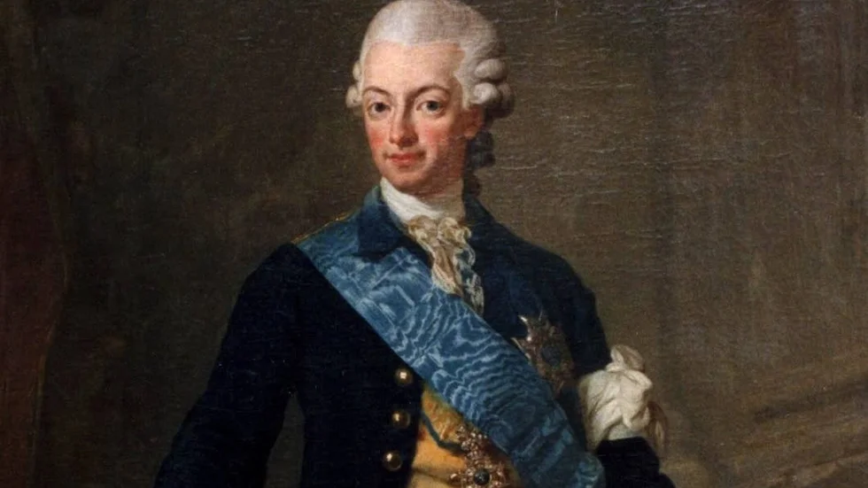 Konstnären. Gustav III som vuxen.
