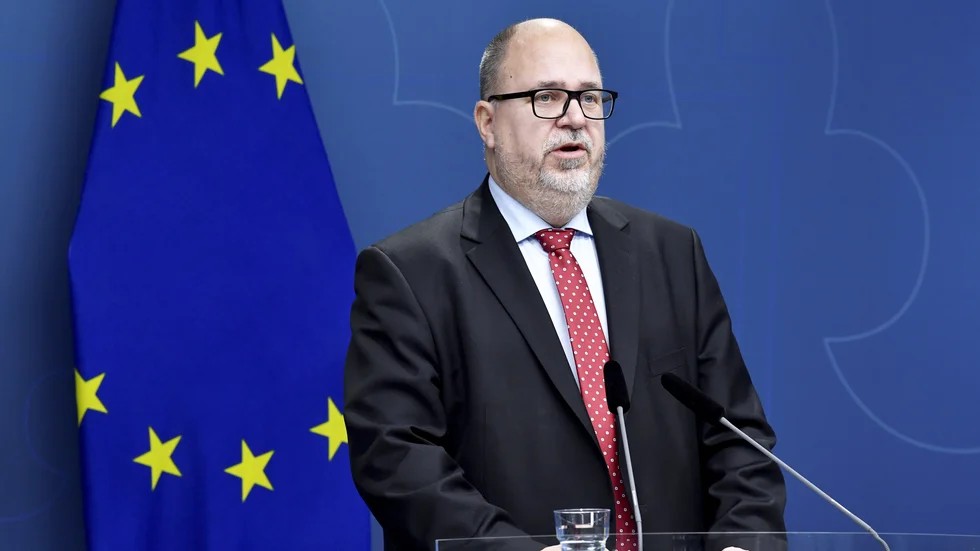 Näringsminister Karl-Petter Thorwaldsson (S). Arkivbild.