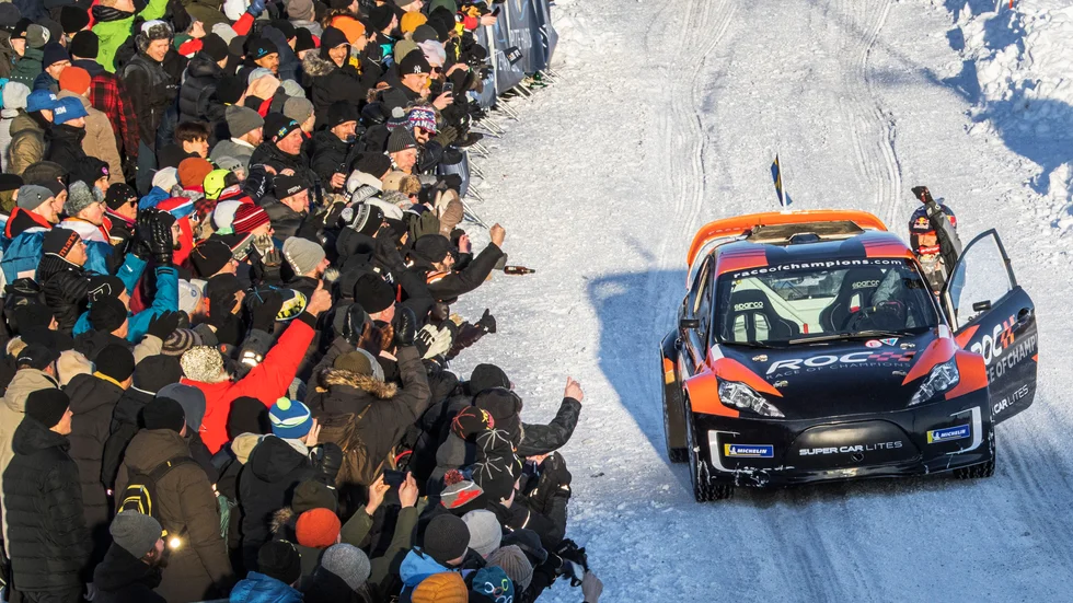 Race of Champions avgörs för andra året i rad på is och snö utanför Pite Havsbad.