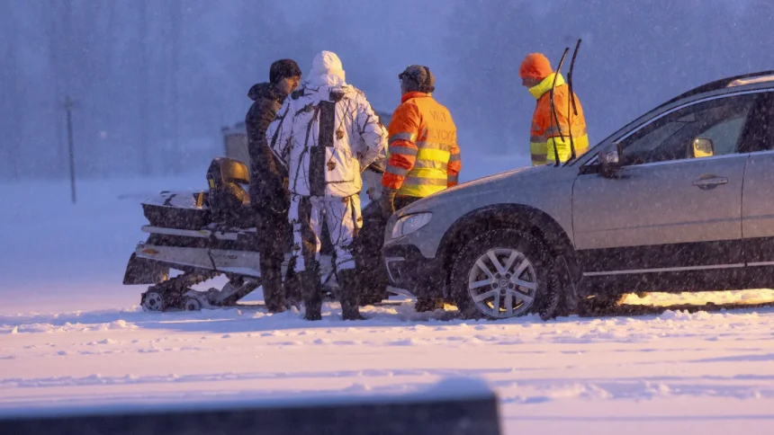 Jägare åkte ut på fredagsmorgonen och sköt älgarna vid Nydalaspåret.