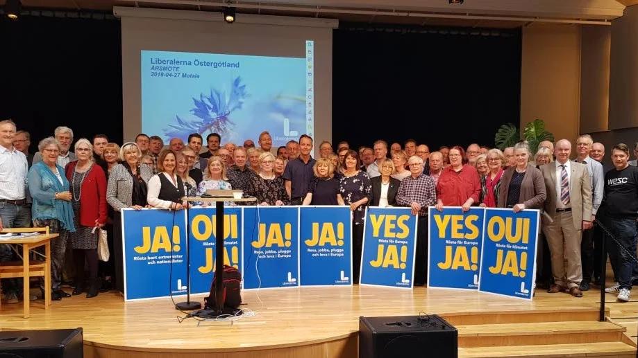 Liberalerna Östergötland på årsmötet i Motala i helgen.