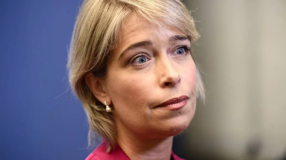 Annika Strandhäll (S) kritiseras i dag på debattplats av en debattör från SD.