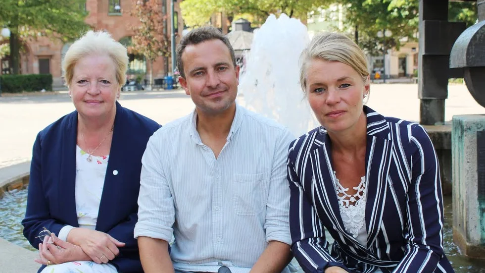 Moderaternas rättspolitiske talesperson Tomas Tobé berättade om hur partiet vill göra Norrköping tryggare tillsammans med oppositionsråden Sophia Jarl och Ingrid Cassel.