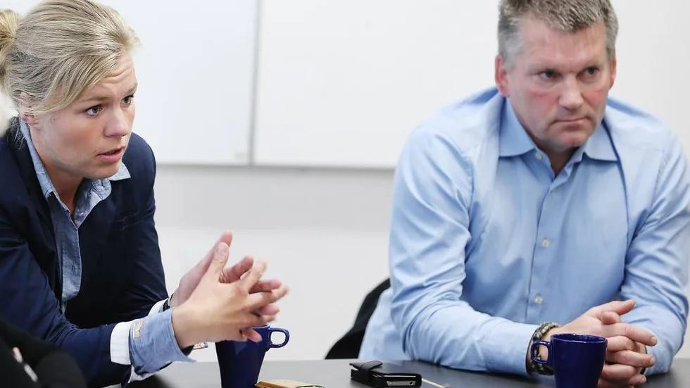 Med valet i sikte. Sophia Jarl och Ronny Ståhling med erfarenhet från arbete mot droger och gängkriminalitet.