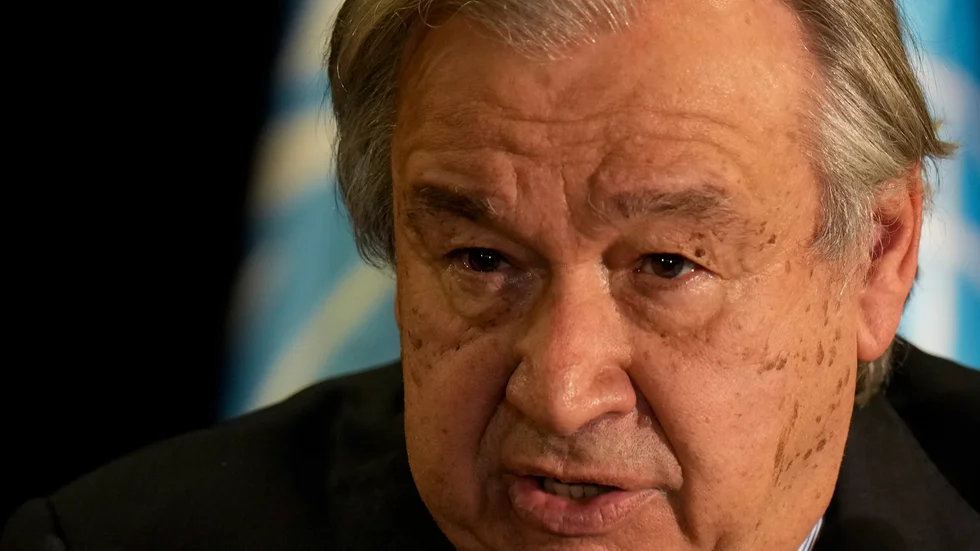 FN:s generalsekreterare António Guterres. Arkivbild.