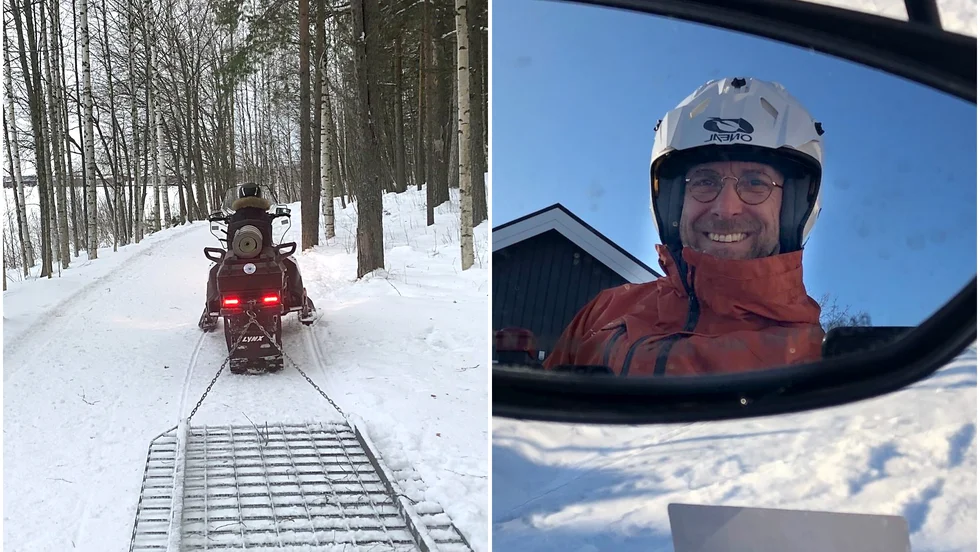 Mikael Olofsson, medlem i Piteå snöskoterklubb, tycker det är roligt med all respons han fått för att han har sladdat Kärleksstigen. "Att hålla lederna fina kostar. Vi behöver bli fler betalande medlemmar och fler som kan arbeta ideellt. Man behöver inte äga en skoter för att nyttja lederna", säger han.