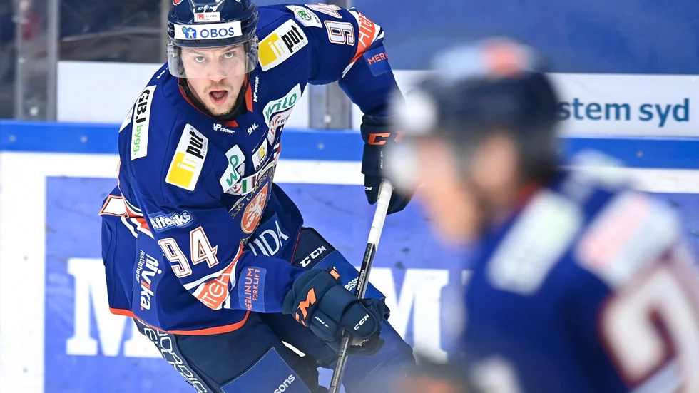 Joel Persson förlänger kontraktet med Växjö. Arkivbild.