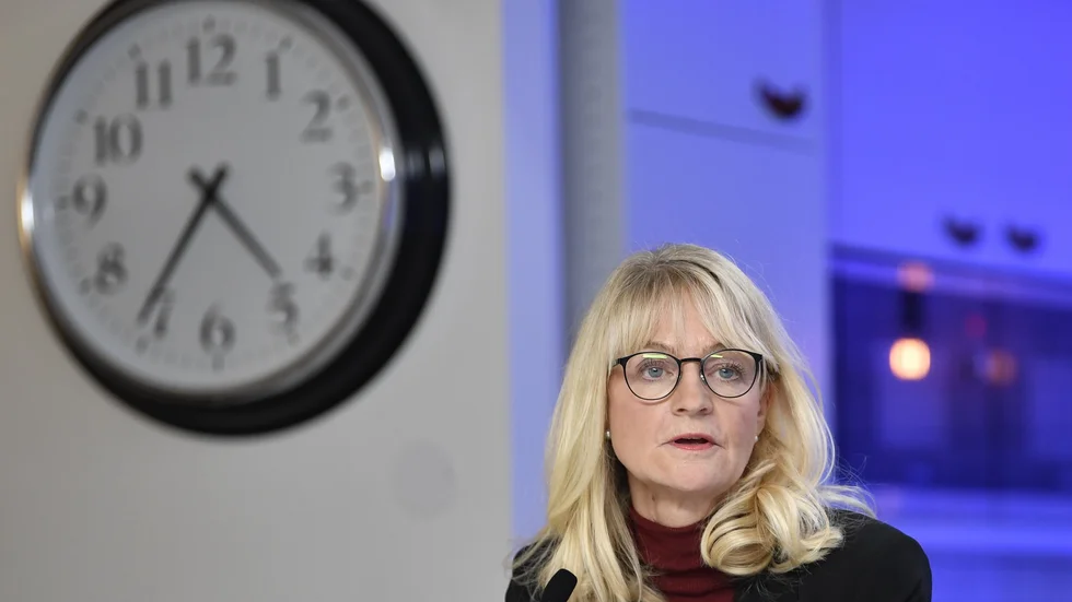 Säkerhetspolischefen Charlotte von Essen deltog vid Folk och Försvars rikskonferens i Stockholm på måndagen.