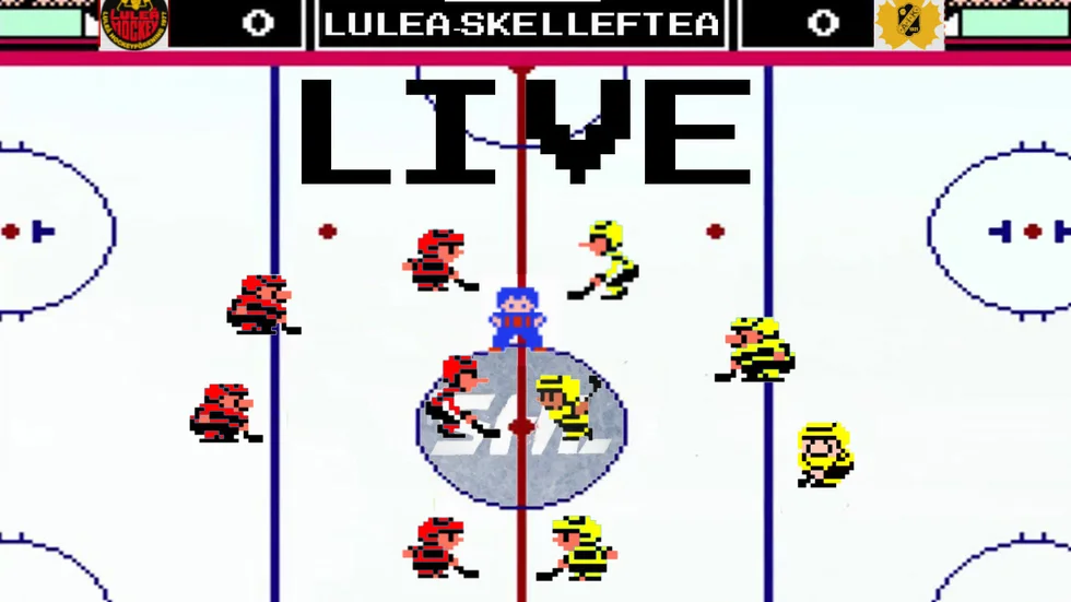 Derbydags när Skellefteå AIK är på besök i Luleå. Dagen till äran kör vi ett retrotema från det klassiska Nintendospelet från 1988. 