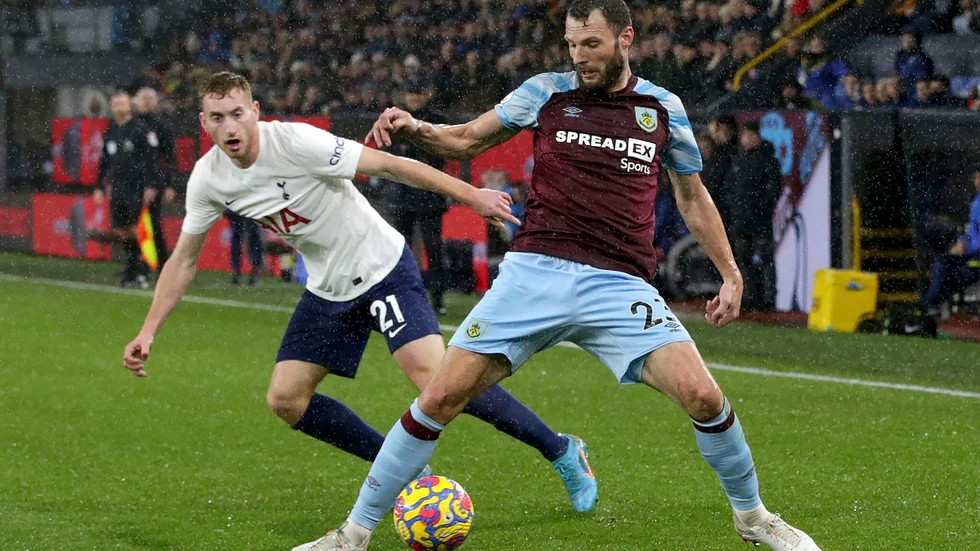 Dejan Kulusevski och Tottenham förlorade mot Burnley.
