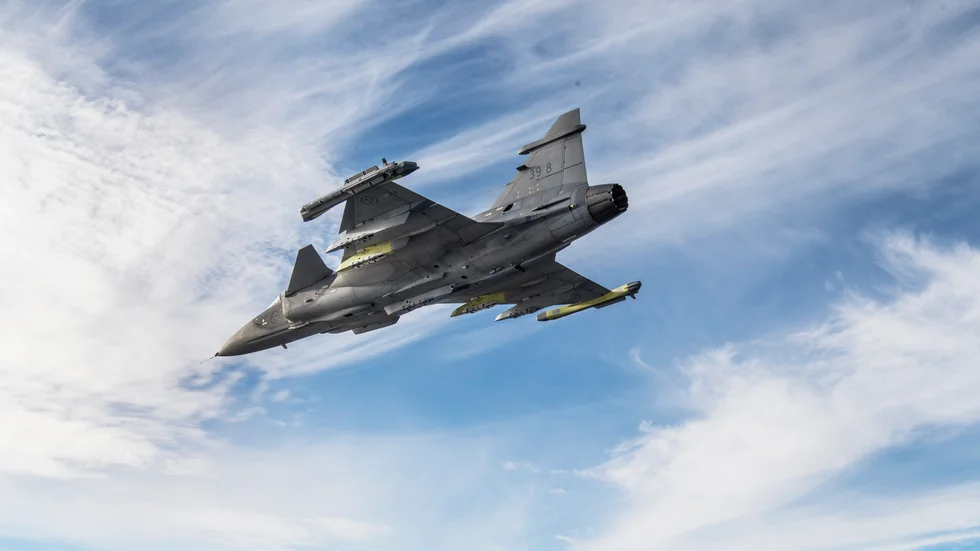 Liberalerna vill använda 30 miljarder bland annat för ammunition till flygvapnet. Arkivbild.