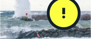 Så mycket ska det blåsa • SMHI: ”Gotland kan räkna med en decimeter snö”