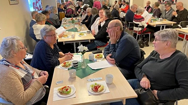Älvsbyn PRO:s medlemmar slöt upp till årsmötet.