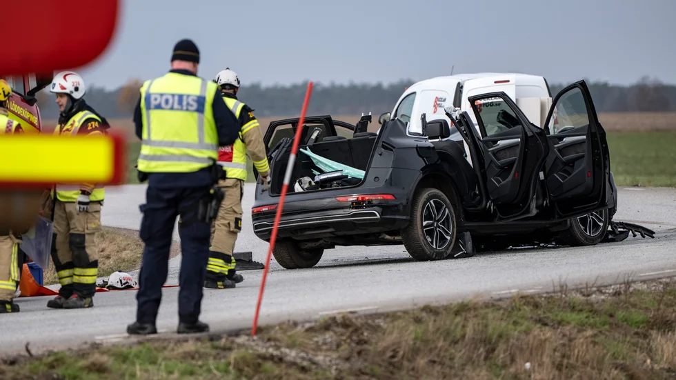 Tre personer har behövt sjukhusvård efter olyckan i Barsebäck. En man är allvarligt skadad.