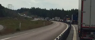Trafikolycka på E 4 i höjd med Yttervik