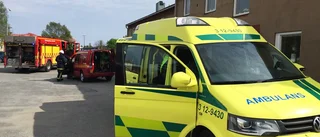 Larm om brand i flerfamiljshus i Bureå