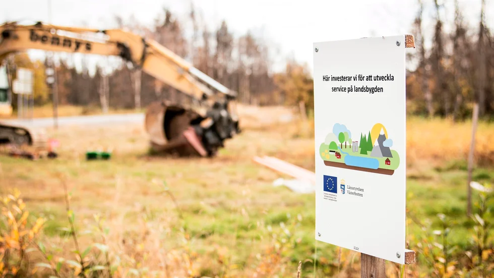 Levande glesbygd. Adak borna kämpar för en levande glesbygd. Foto: Linn Fjellner.