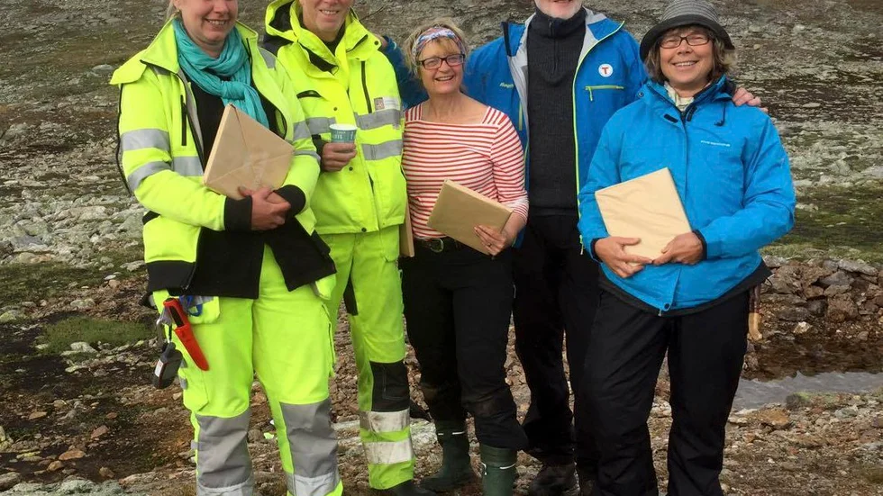 AVTACKADES. Årets medverkade avtackades. Från vänster Lena Berg Nilsson, Lennart Klang, Maria Söderberg, Robert Bjugn och Ann-Charlotte Sjaggo.