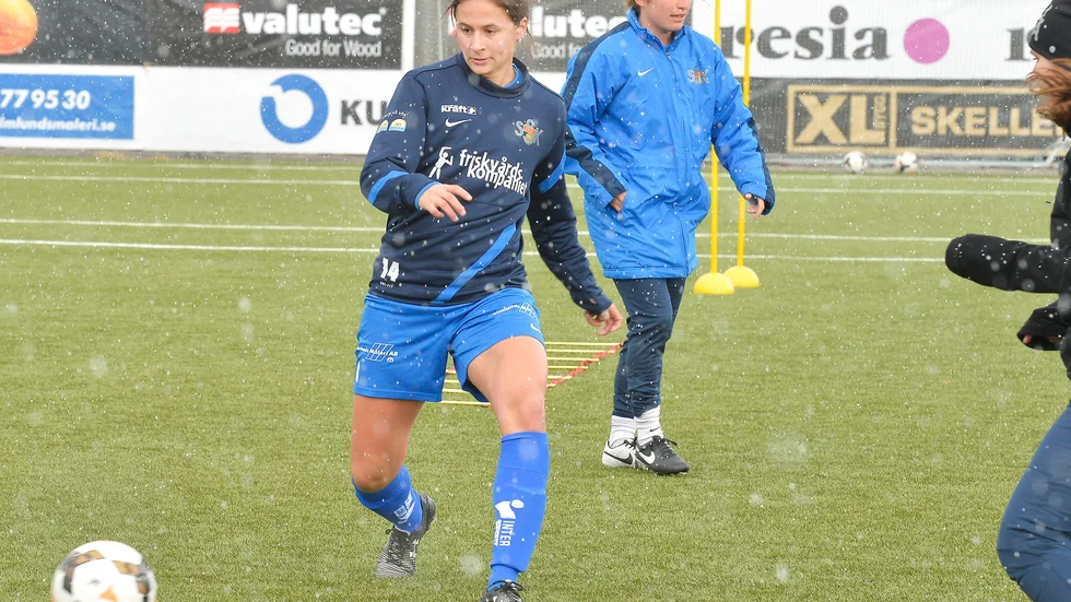 Debuterar. Sunnanås nyförvärv Taylor Leach kastas direkt in i hetluften och får göra debut i helgens hemmapremiär på Electrolux Home Arena. Foto: Jeanette Lövgren.