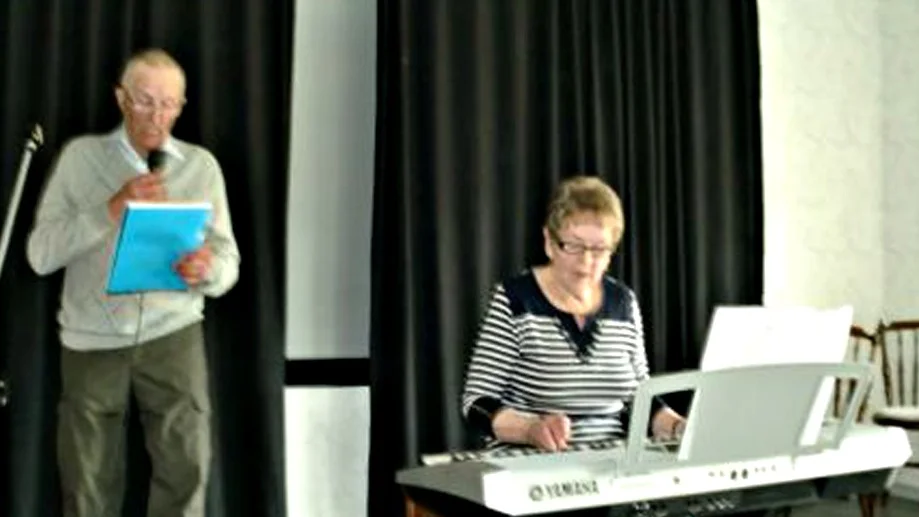 Uppskattade. Eva och Ove Lindqvist underhöll vid PRO Finnträsk-Ålunds vårfest.