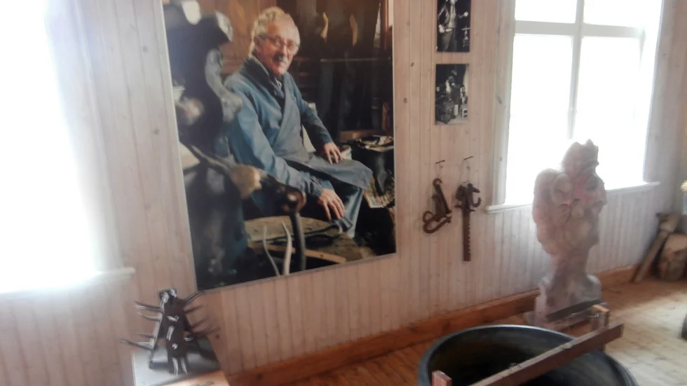 Bygdeträsk. Från Torfrid Olssons museum.