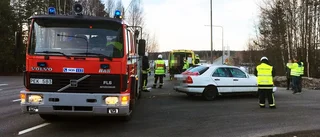 Just nu: Bilar i krock på Sundgrundsleden