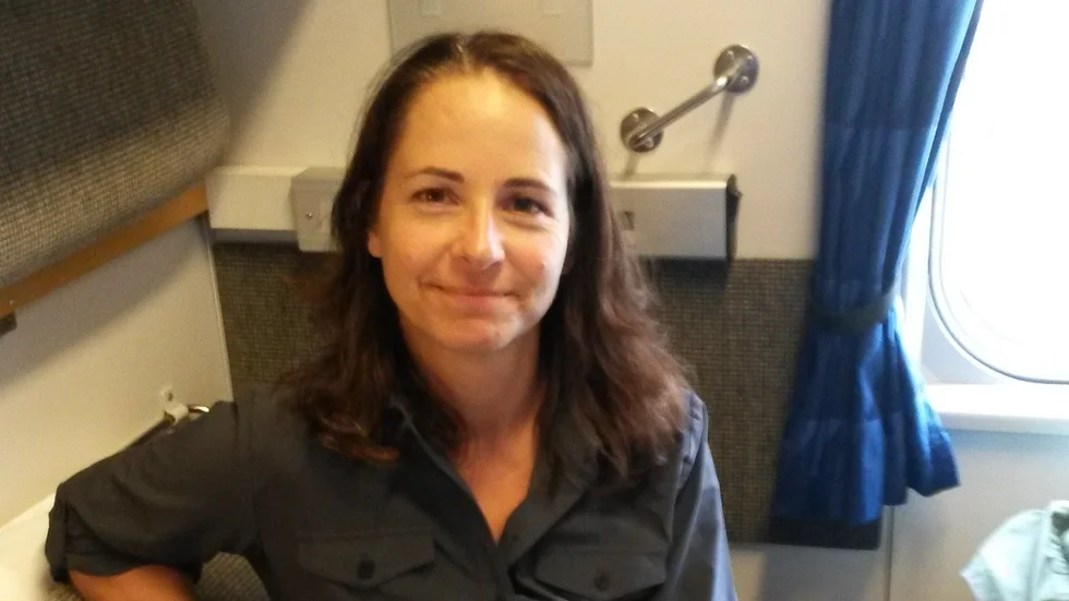 Defne Koman Alm, rektor på Peterslund förskole- och skolområde i Oxelösund.
