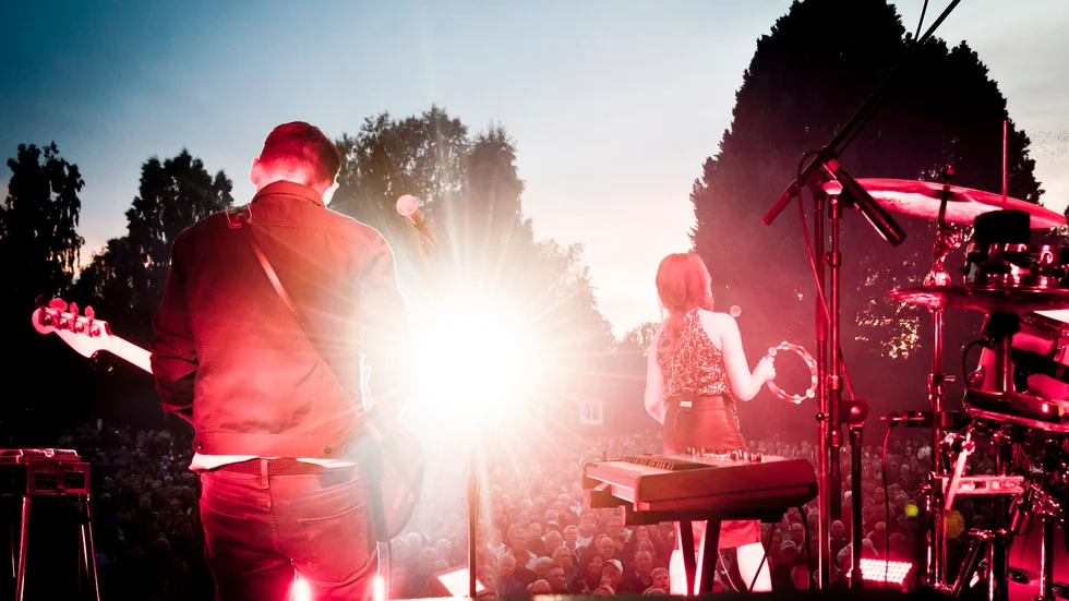 Jill bjöd på en strålande show. Foto: Thea Holmqvist