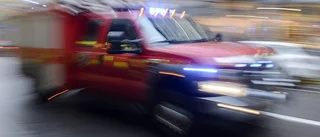 Larm om trafikolycka söder om Bjurliden