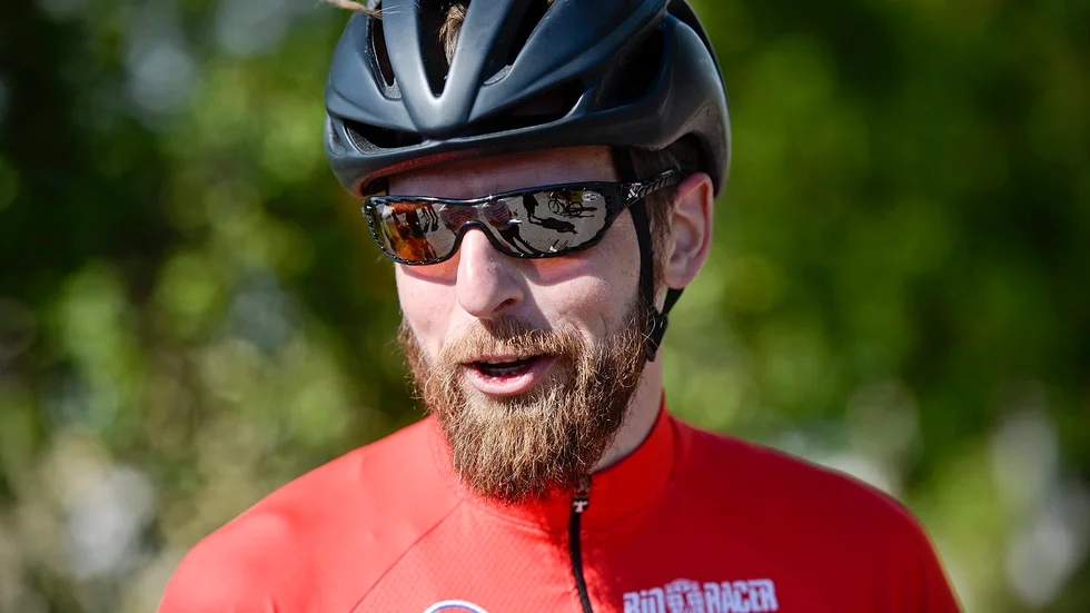 Segrare. Johan Bollrup tog hem loppet över 45 kilometer. Foto: Carina Kvist.