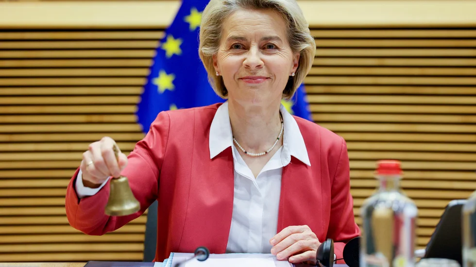 EU-kommissionens ordförande Ursula von der Leyen.