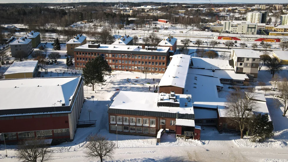 En elev i 10-årsåldern kom till Lagmansskolan och hotade en annan elev.