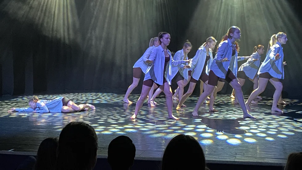 Street feets julshow bjöd på många spännande danser.