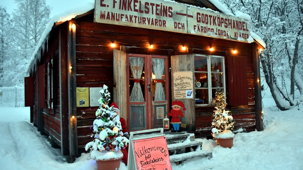 Kåkstan i Malmberget har blivit utsatt för skadegörelse. 