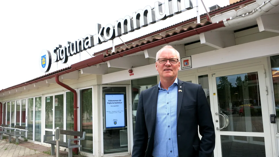 Olov Holst hade under tisdagen möte med kommundirektören Birgitta Persson om ett eventuellt kommande mottagande från Ukraina.