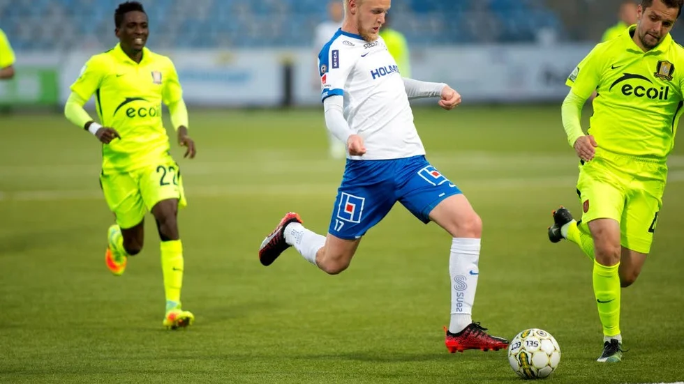 Kalle Holmberg mot Trakai.