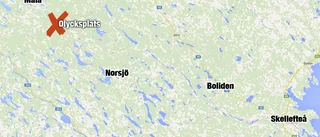 Bilolycka utanför Malå