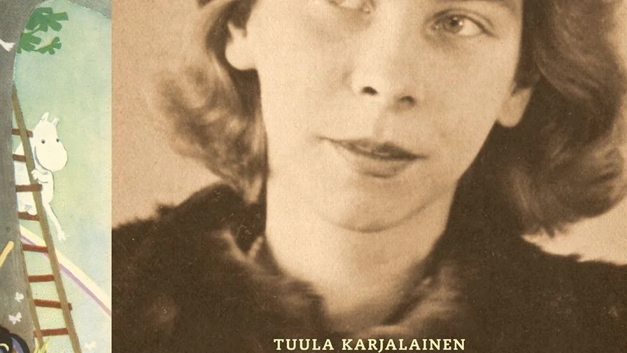 Årets jubileum. 2014 var det 100 år sedan Tove Jansson föddes. Det firades bland annat med denna tegelsten till biografi av Tuula Karjalainen.