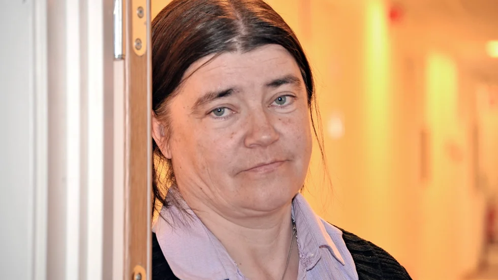 En del av samhällsbilden. Mari-Louise Lundqvist, socialchef i Malå tror att Malåborna vant sig vid att även Malå har tiggare. Foto: Britta Stenberg.