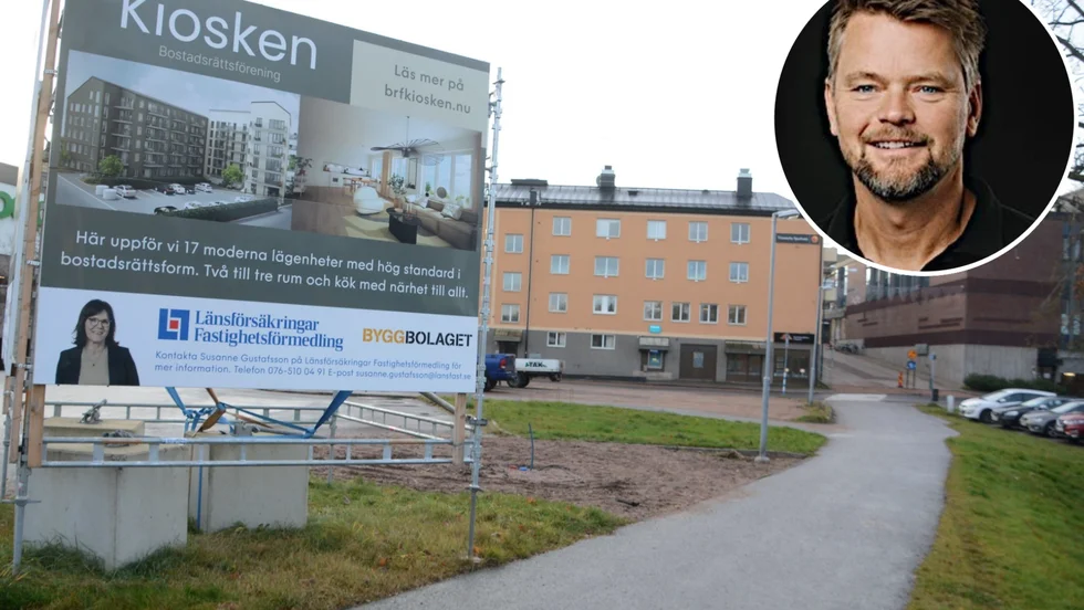 Magnus Sjölyck, VD på Byggbolaget, säger att planerna på att bygga trygghetsboende kvarstår, men att ett beslut från kommunen inväntas.
