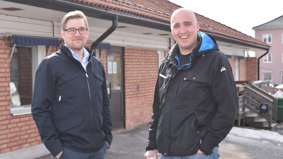 Andreas Olofsson, vd och Kristoffer Hedenström, trafikchef. 