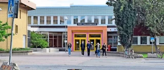 Mössa, underställ och tröja för att hålla värmen i skolan