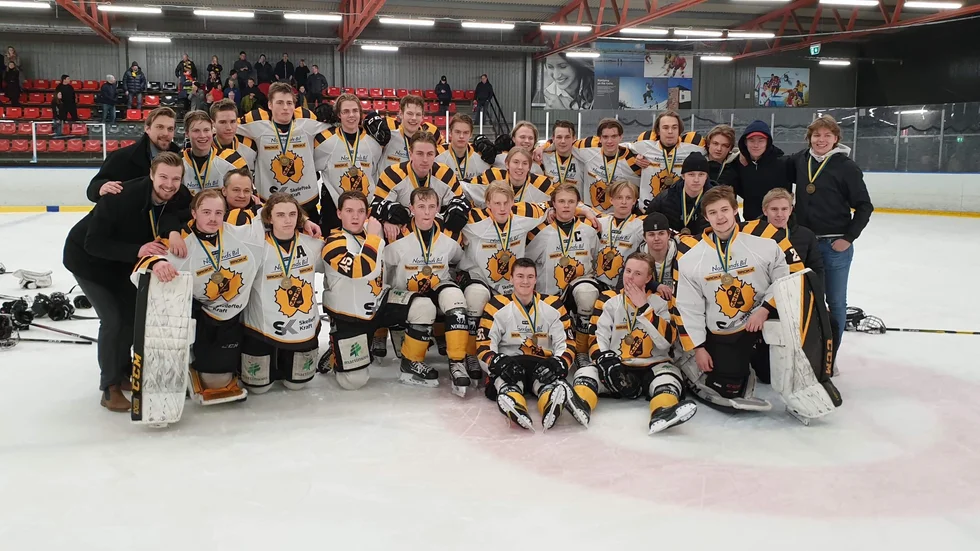 Skellefteå AIK:s bronslag. Foto: Privat
