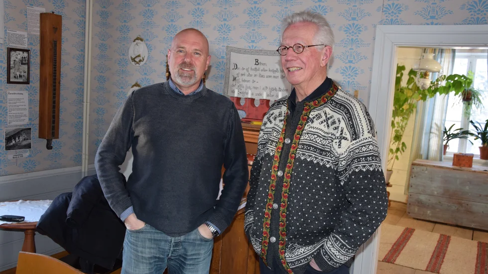 Johnny Karlsson (t h) som var styrelseordförande i Lövånger Kyrkstad AB (svb)  var en av de personer som Magnus Ahlback träffade på tisdagen.